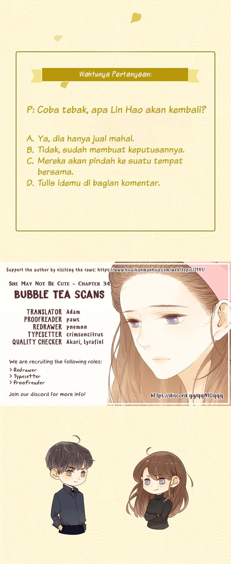 She May Not Be Cute Chapter 34 Gambar 14